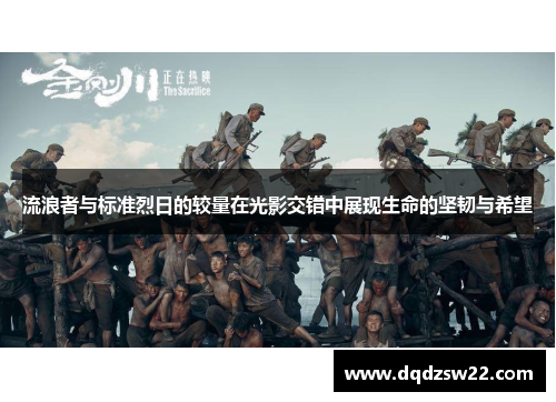 流浪者与标准烈日的较量在光影交错中展现生命的坚韧与希望